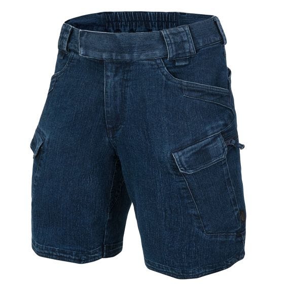 Helikon Urban Tactical 8.5" Denim Stretch Shorts - Marine Blue