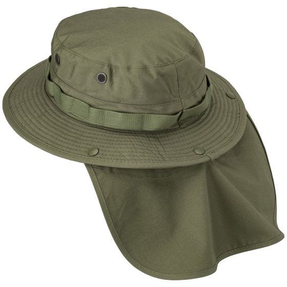 Helikon Bonnie-hatt Poly-bomull ripstop - Oliv