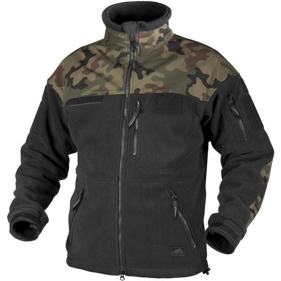 Helikon Infantry Duty Fleecejacka - Svart/Polish Woodland