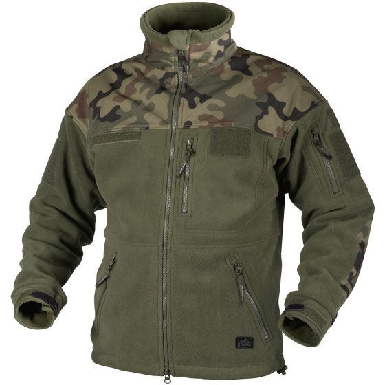 Helikon Infantry Duty Fleecejacka - Olivgrön/Polish Woodland
