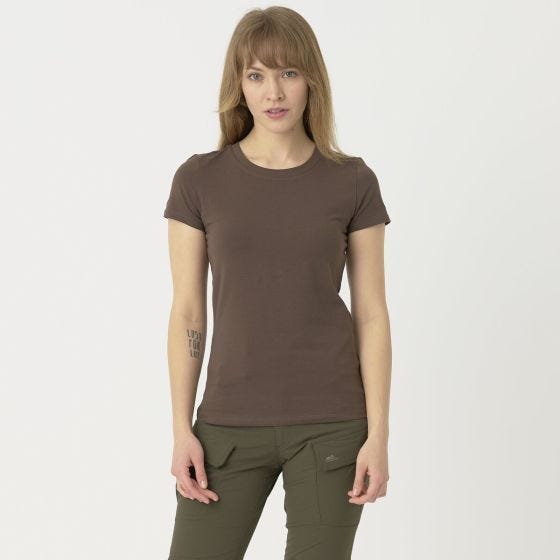 Helikon Organic Slim T-shirt För kvinnor - Earth Brown