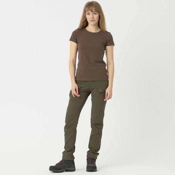 Helikon Organic Slim T-shirt För kvinnor - Earth Brown