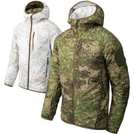 Helikon Reversible Wolfhound Munkjacka - Pencott Wildwood/Pencott Snowdrift