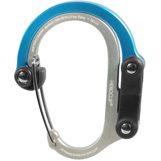 Heroclip Medium Gear Karbinhake - Blue Steel