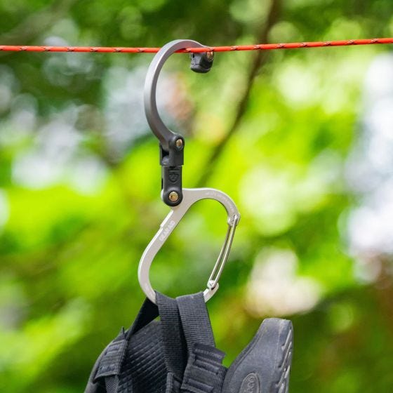 Heroclip Medium Gear Karbinhake - Forest Green