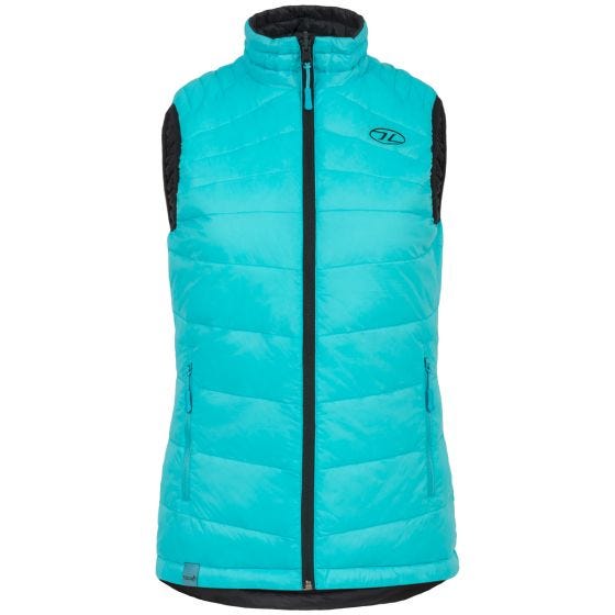 Highlander Womens Reversible Gilet Black/Turquoise
