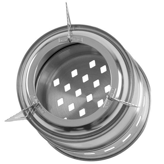 Highlander Cabar Vedeldad kamin - Grå
