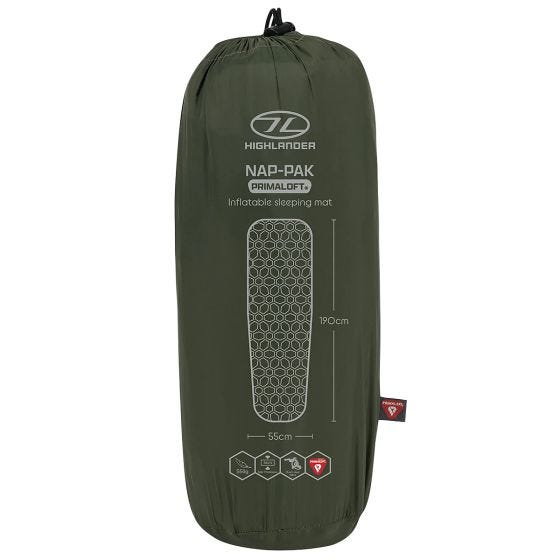 Highlander Nap-Pak Primaloft Matta - Oliv