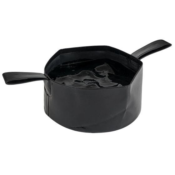 Highlander PVC Hopfällbar skål 4 L - Svart