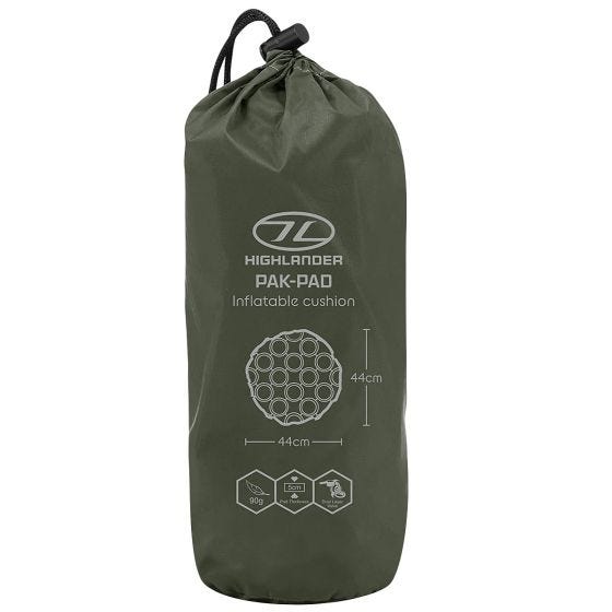 Highlander Pak-Pad Luftkudde - Oliv