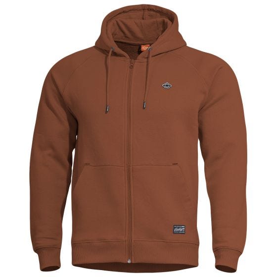 Pentagon Phaeton Huva med dragkedja - Maroon Red