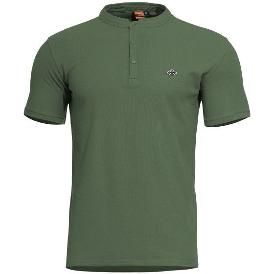 Pentagon Levantes Henleyskjorta Camo Green