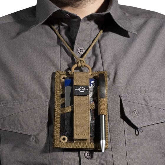 Pentagon ID Card Holder Plånbok - Coyote