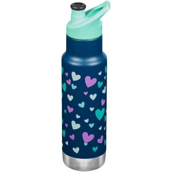 Klean Kanteen Kid Kanteen 355ml Classic Vakuumflaska - Navy Hearts
