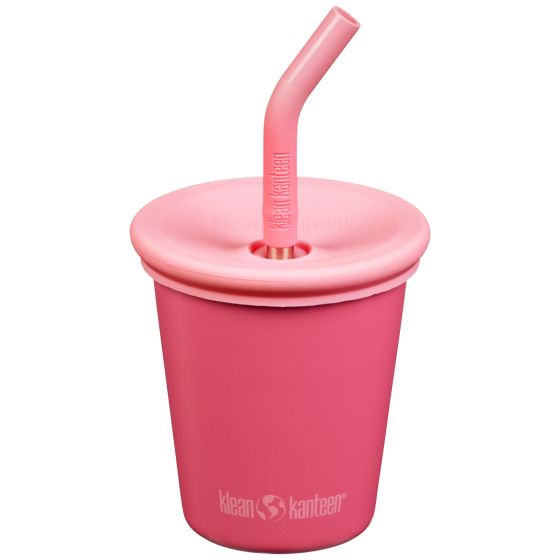 Klean Kanteen Kids 295ml w/Straw Lid Mugg - Rouge Red