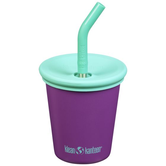 Klean Kanteen Kids 295ml w/Straw Lid Mugg - Sparkling Grape