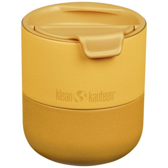 Klean Kanteen Rise 280ml Lowball Termisk mugg w/Flip Lid - Old Gold