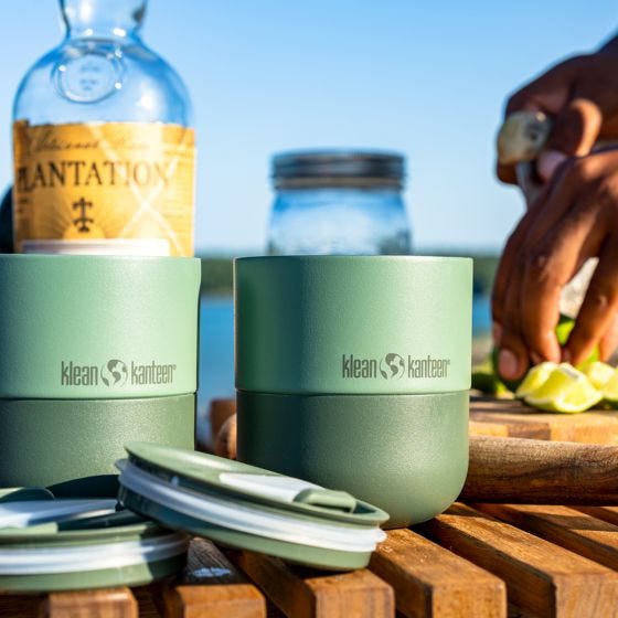 Klean Kanteen Rise 280ml Lowball Termisk mugg w/Flip Lid - Sea Spray