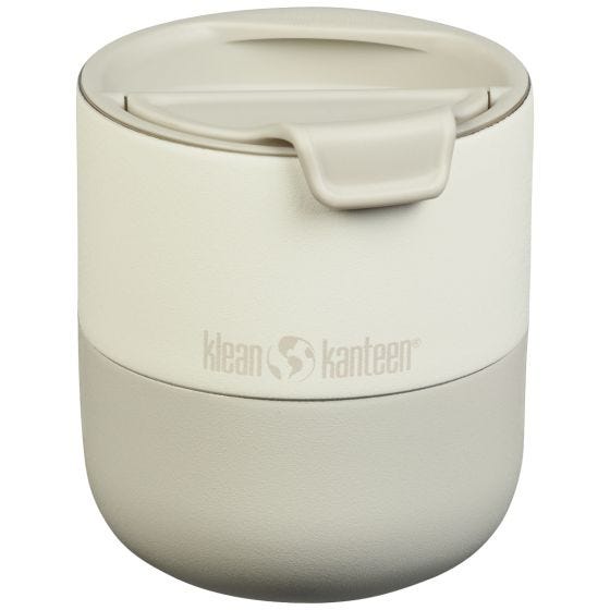 Klean Kanteen Rise 280ml Lowball Termisk mugg w/Flip Lid - Tofu