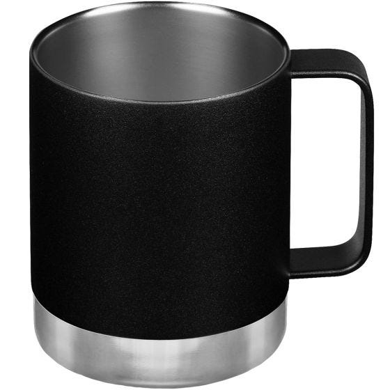 Klean Kanteen 355ml Insulated Camp Mug w/Tumbler Lid - Svart