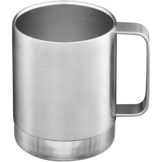 Klean Kanteen 355ml Insulated Camp Mug w/Tumbler Lid - Brushed Stainless
