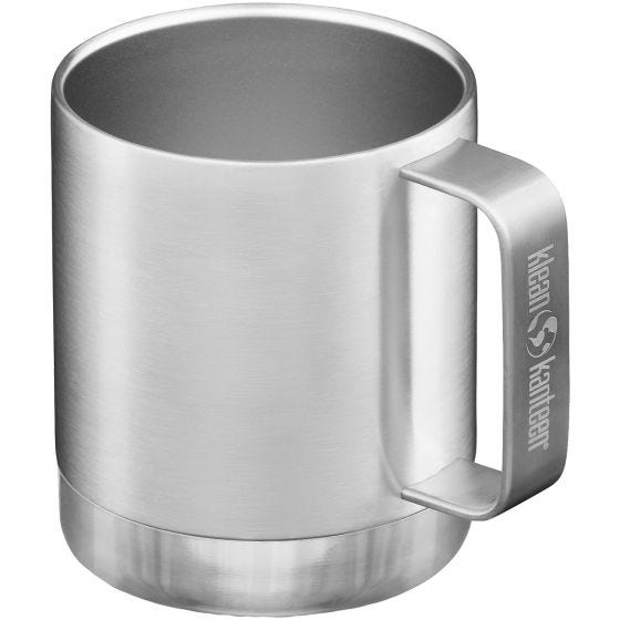 Klean Kanteen 355ml Insulated Camp Mug w/Tumbler Lid - Brushed Stainless