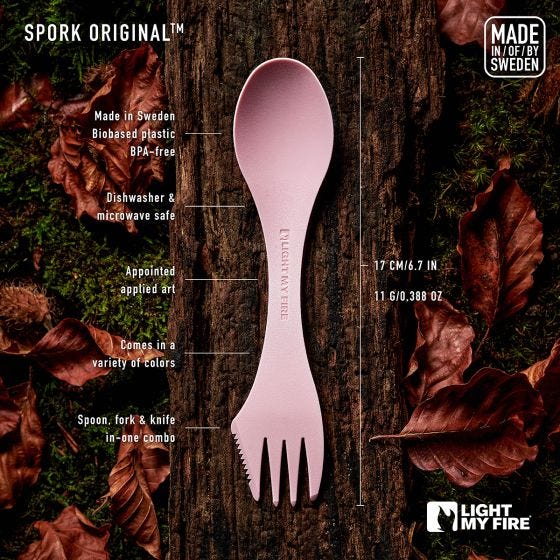 Light My Fire Spork Original Bio - Rusty Orange