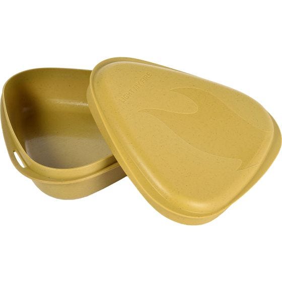 Light My Fire Bowl´n Lid Bio Matlåda - Musty Yellow