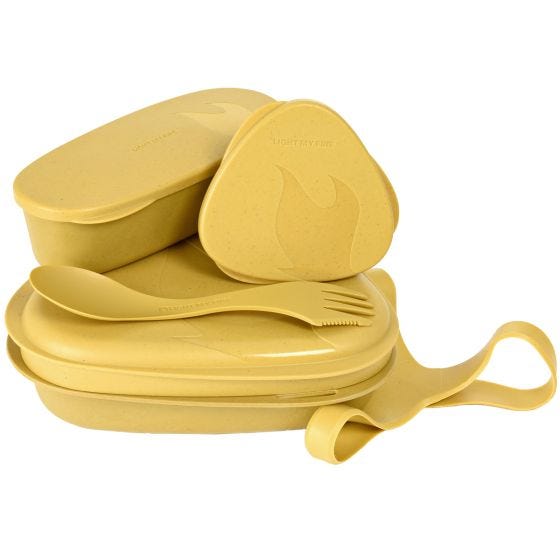 Light My Fire LunchKit Bio 6pcs Set - Musty Yellow
