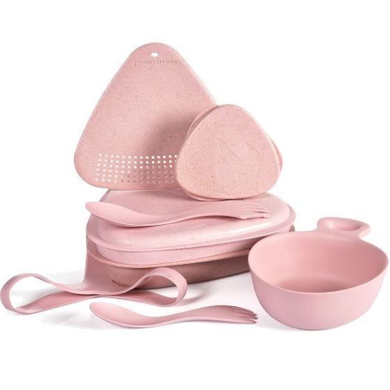 Light My Fire Outdoor MealKit 8pcs Set - Dusty Pink