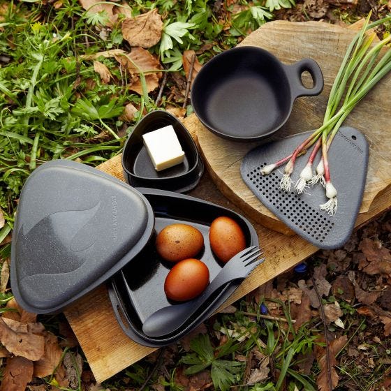 Light My Fire Outdoor MealKit 8pcs Set - Musty Yellow