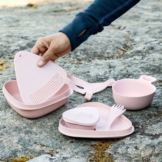 Light My Fire Outdoor MealKit 8pcs Set - Musty Yellow