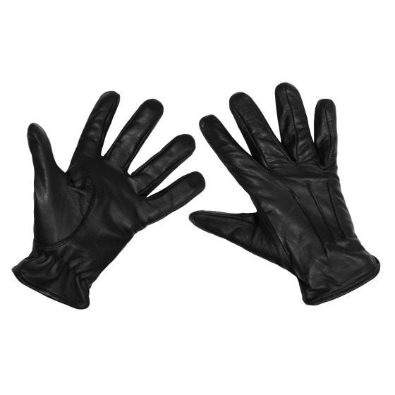 MFH Safety Leather Handskar - Svart