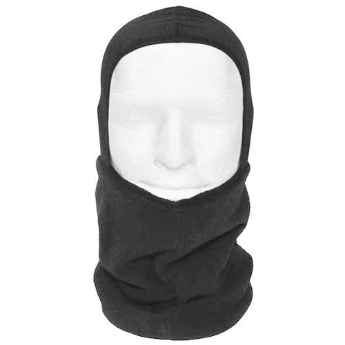 MFH Fleecescarf med Huvudsektion - Svart