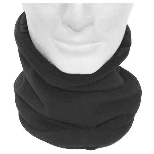 MFH Fleecescarf med Huvudsektion - Svart