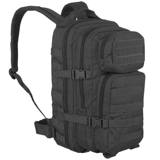 Mil-Tec MOLLE US Liten Attackpack - Svart