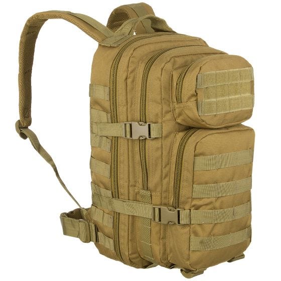 Mil-Tec MOLLE US Liten Attackpack - Coyote
