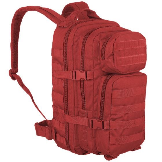 Mil-Tec MOLLE US Liten Attackpack - Röd