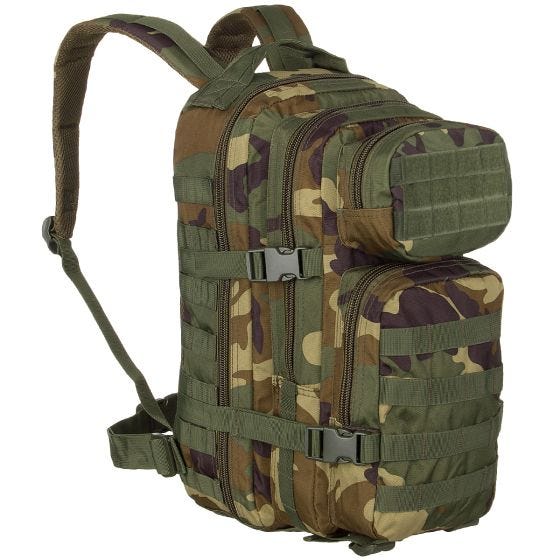 Mil-Tec MOLLE US Liten Attackpack - Woodland