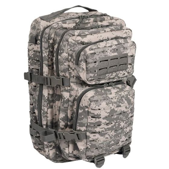 Mil-Tec US Stor Attackpack Laserskuren - ACU Digital