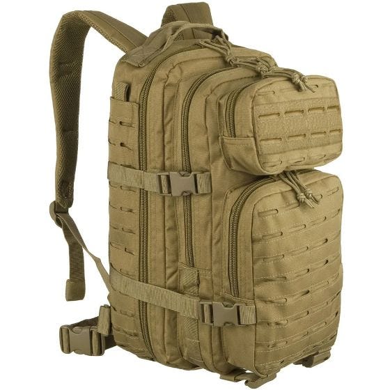 Mil-Tec US Liten Attackpack Laserskuren - Coyote