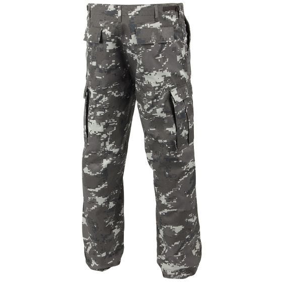 Mil-Tec BDU Ranger Stridsbyxor Digital Black