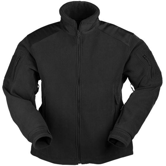 Mil-Tec Delta Fleecejacka - Svart