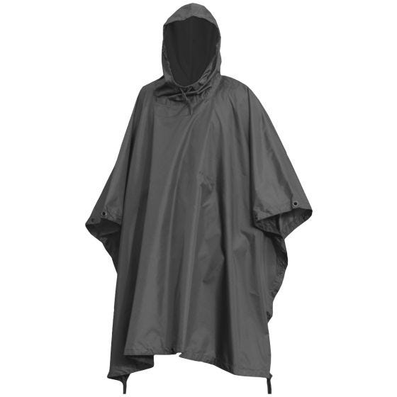 Mil-Tec Vattentät Poncho Ripstop - Svart