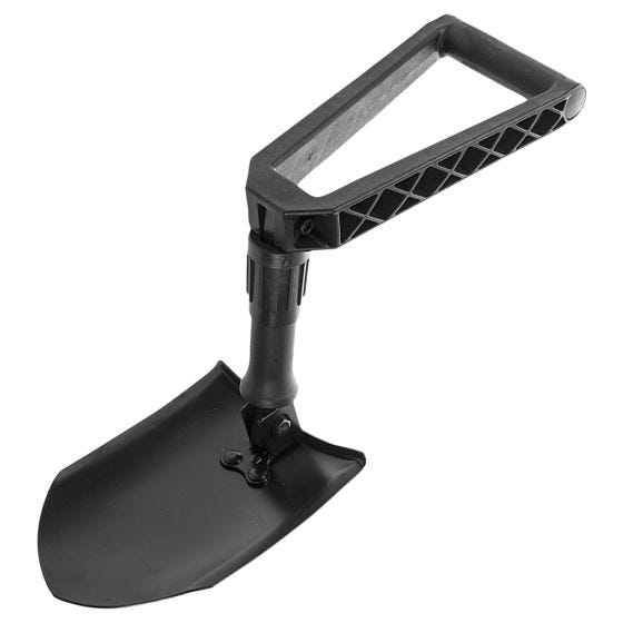 Mil-Tec US 2mm Gen II Trevikt Skyffel med Skydd - Svart
