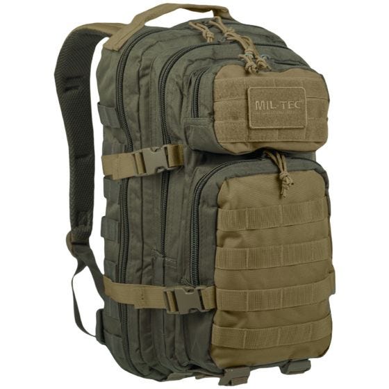 Mil-Tec US Liten Attackpack - Ranger Green/Coyote