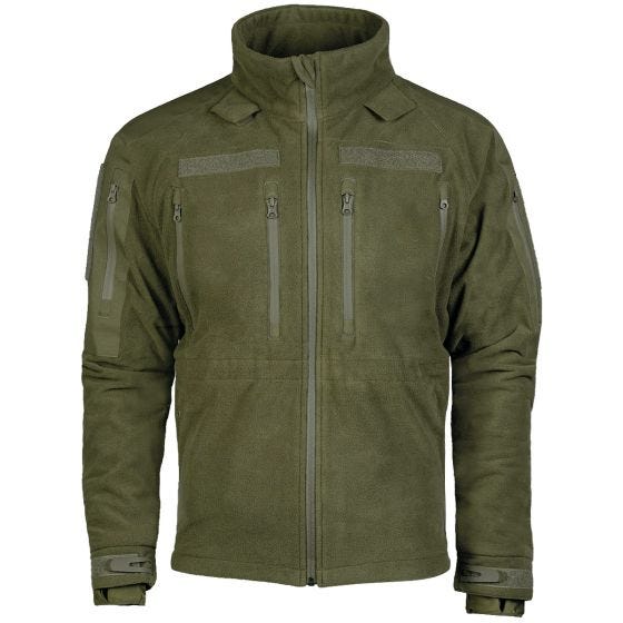 Mil-Tec Plus Cold Weather Fleecejacka - Oliv