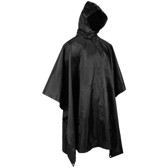 Mil-Tec Vattentät poncho - Svart