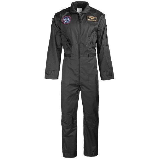 Mil-Tec US Flygaroverall - Svart