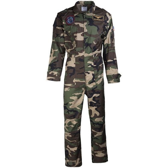 Mil-Tec US Flygaroverall - Woodland